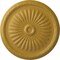 Ekena Millwork Juniper Ceiling Medallion (Fits Canopies up to 7"), Hand-Painted Iridescent Gold, 36"OD x 1 1/2"P CM36JUIGS - alternate 1